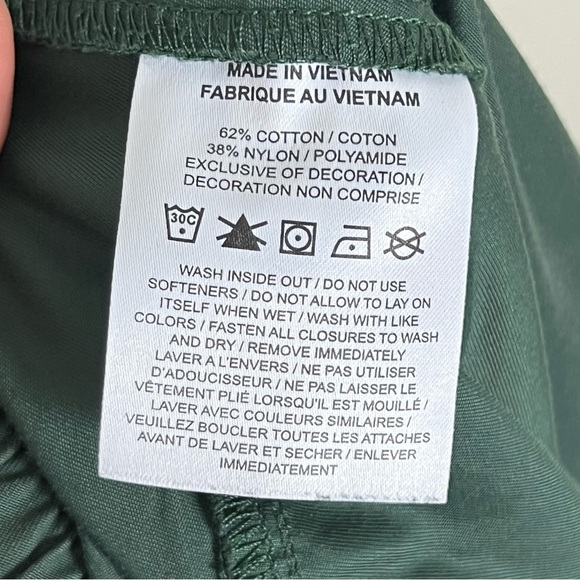 NIKE SPORTSWEAR CARGO Nylon Pants Green Size XXL Women’s Pull On Sporty - Picture 9 of 13